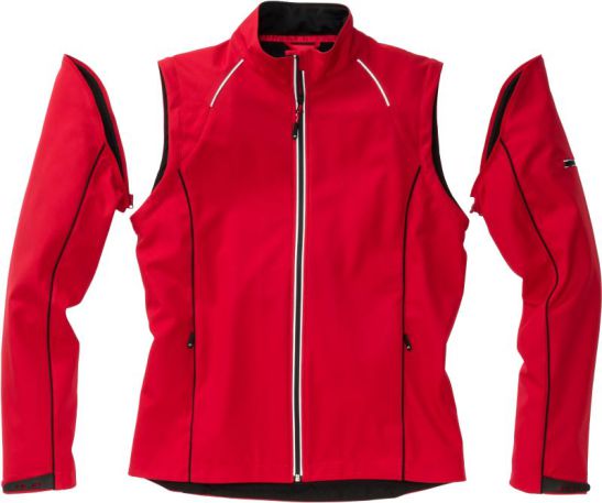 Herren Softshell Jacke mit abnehmbaren Ärmeln