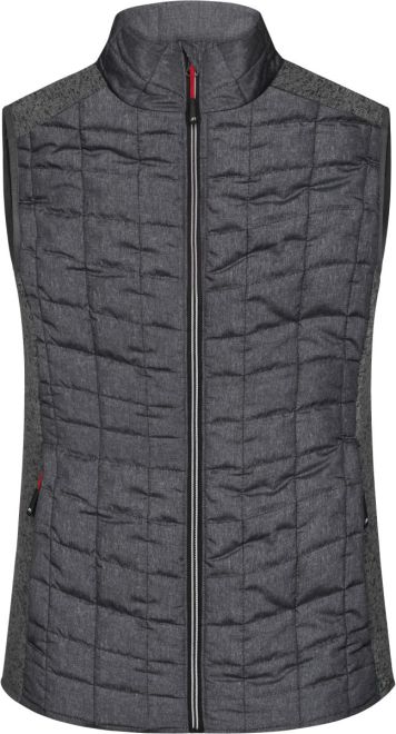 Damen Hybrid Strickfleece Gilet