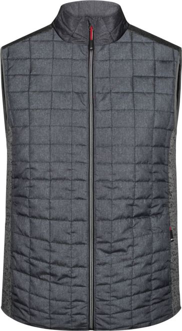 Herren Hybrid Strickfleece Gilet