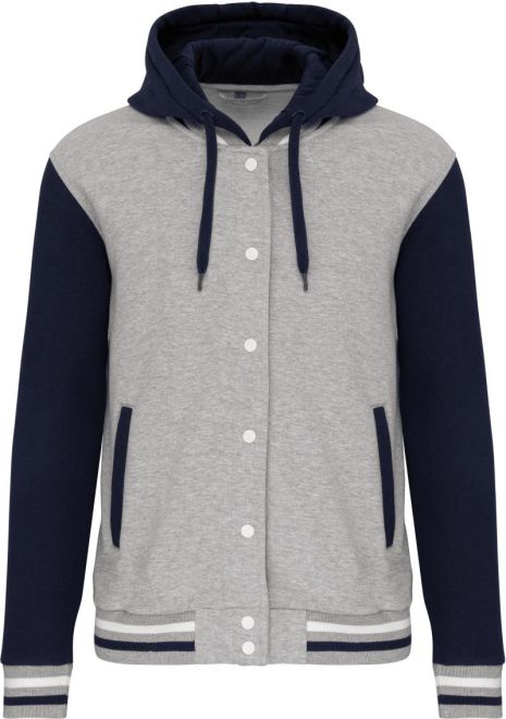 Unisex Kapuzen College Jacke "Teddy"