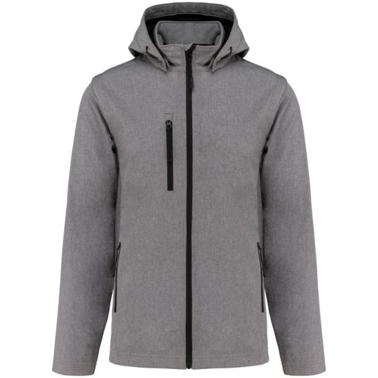 Unisex 3-Lagen Kapuzen Softshell Jacke