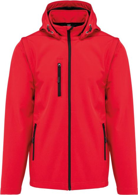 Unisex 3-Lagen Kapuzen Softshell Jacke