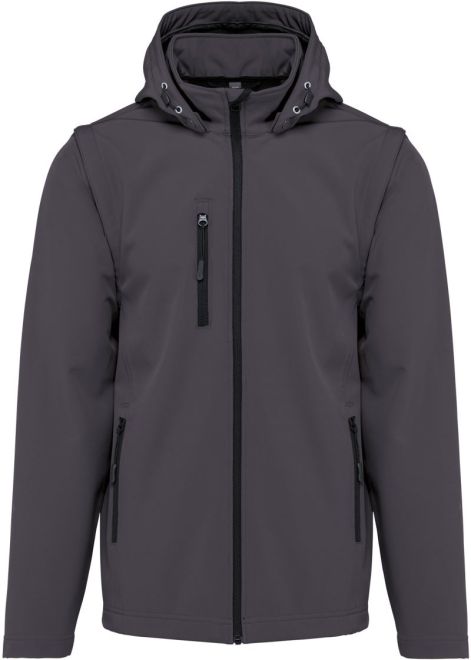 Unisex 3-Lagen Kapuzen Softshell Jacke