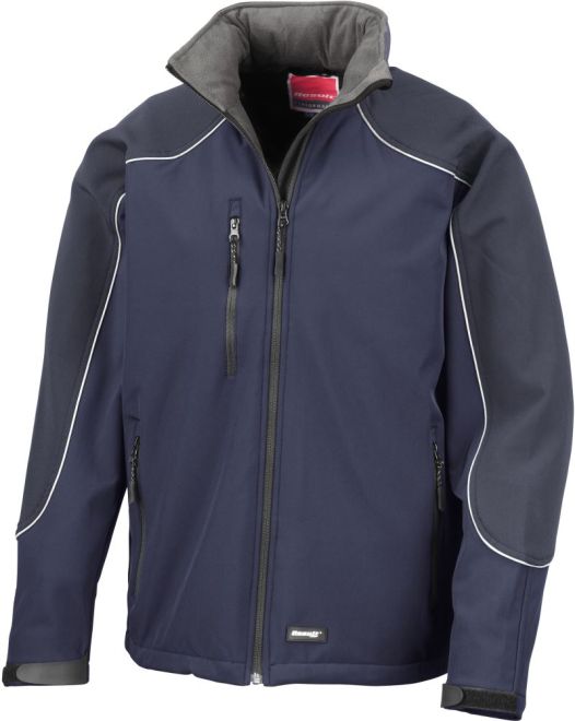 3-Lagen Kapuzen Softshell Jacke "Ice Fell"