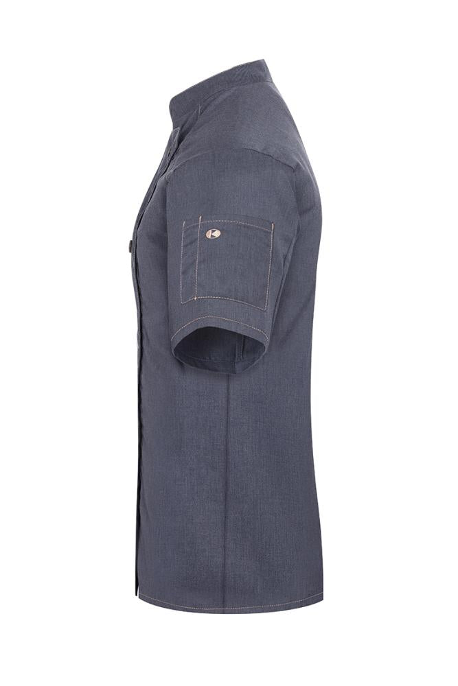 Kurzarm Kochjacke Jeans-Style Women  |  Art. Nr. JF 21