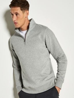 Sweater mit 1/4 Zip