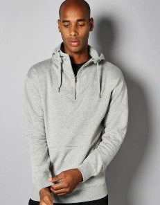 Kapuzen Sweater mit 1/4 Zip