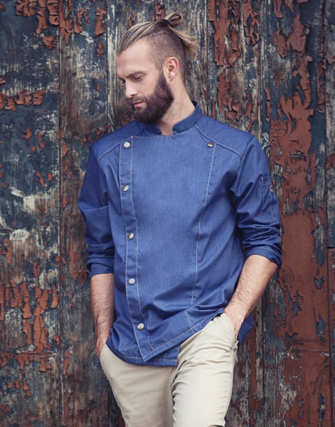 Kochjacke Jeans-Style Men  |  Art. Nr. JM 24