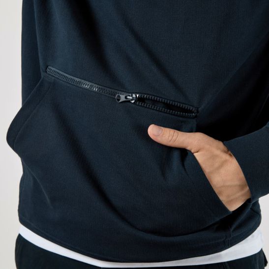 Piqué Kapuzen Sweater  |  Art. Nr. K 338
