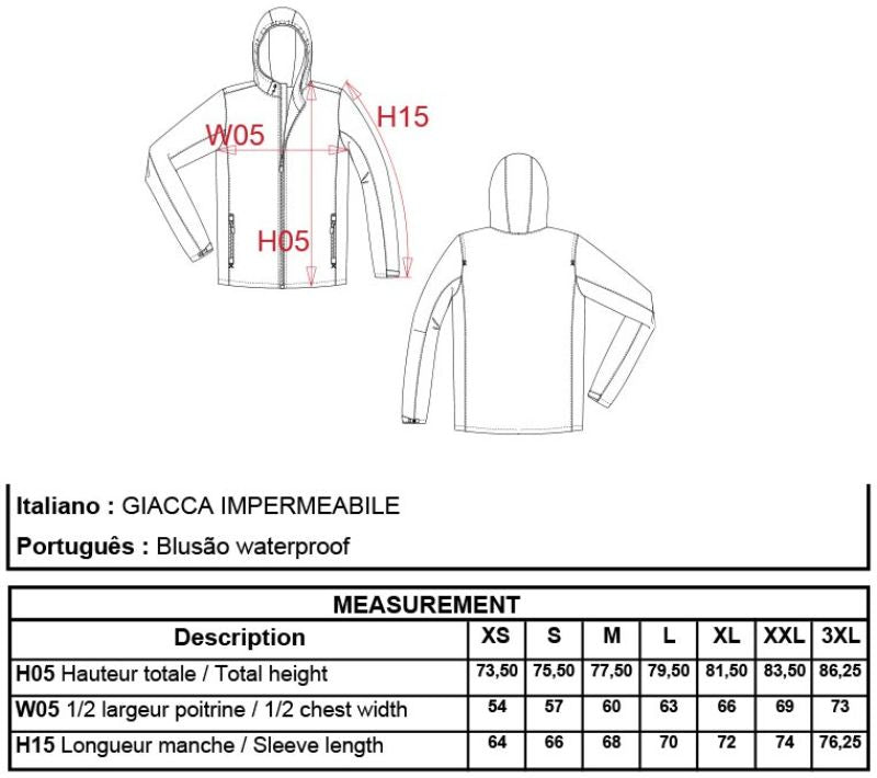 Wasserdichte Jacke
