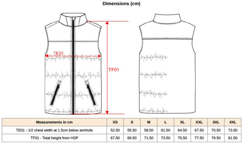 Gesteppter Bodywarmer (Herren)