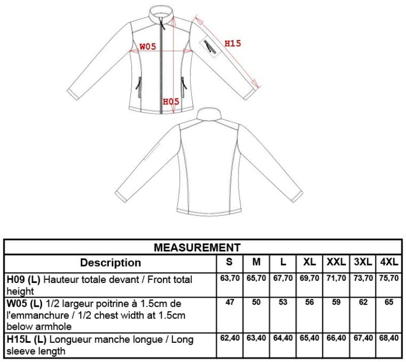 3-Lagen Softshell Jacke (Damen)