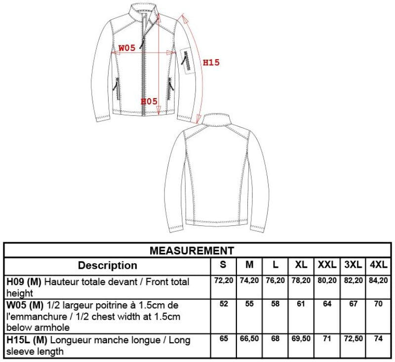3-Lagen Softshell Jacke (Herren)