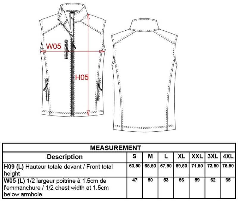 Premium 3-Lagen Softshell Gilet (Damen)