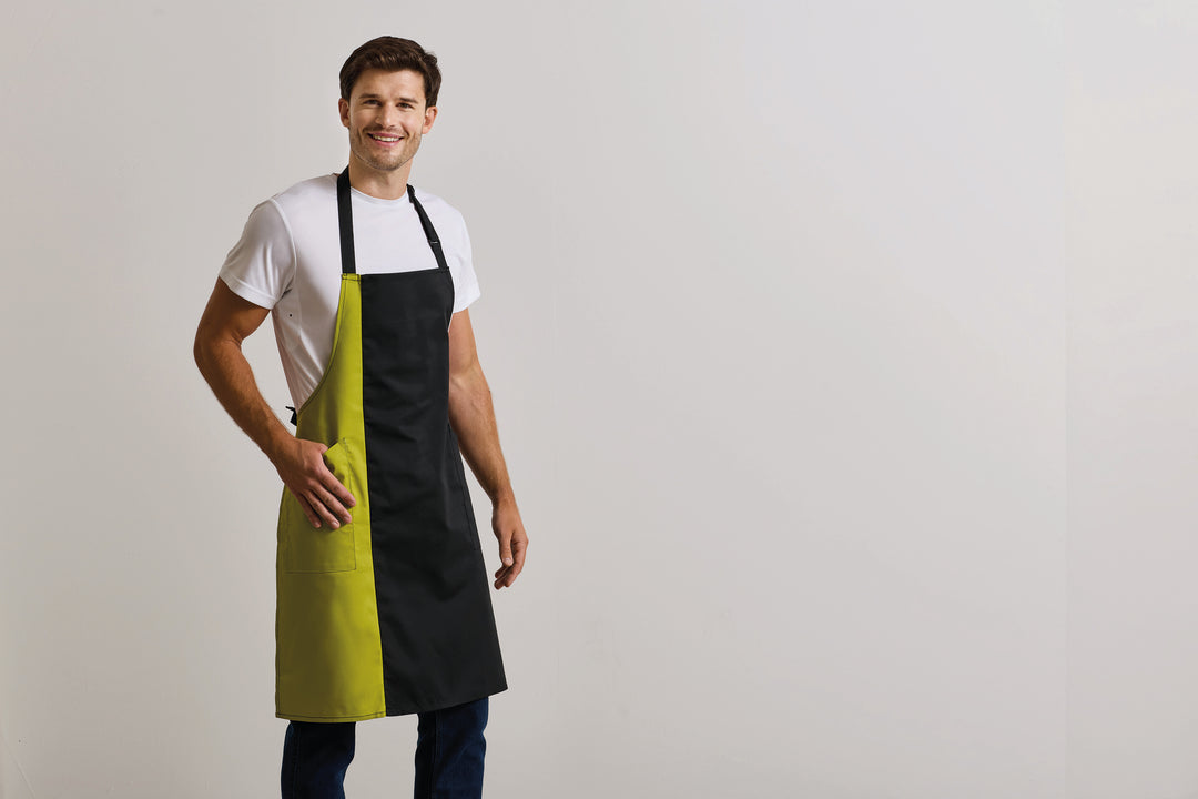 Latzschürze Apron Kontrast   |     Art. Nr. PR162