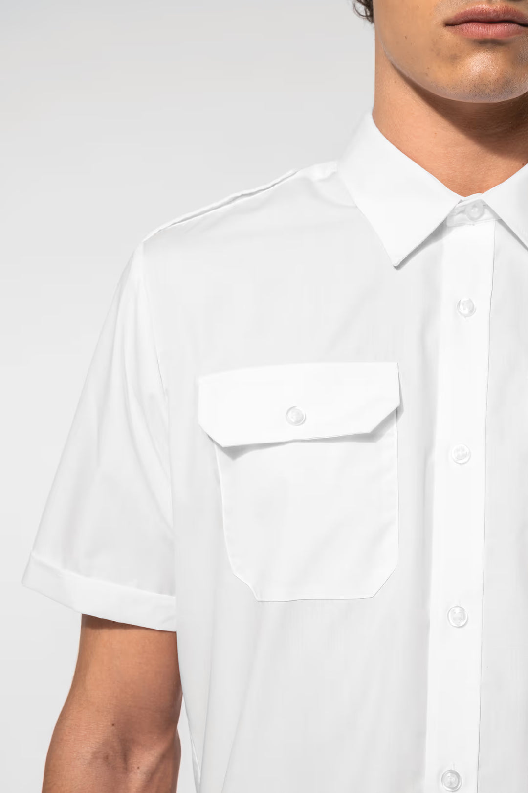 Kurzarm Pilotenhemd Herren  |  Art. Nr. K 504