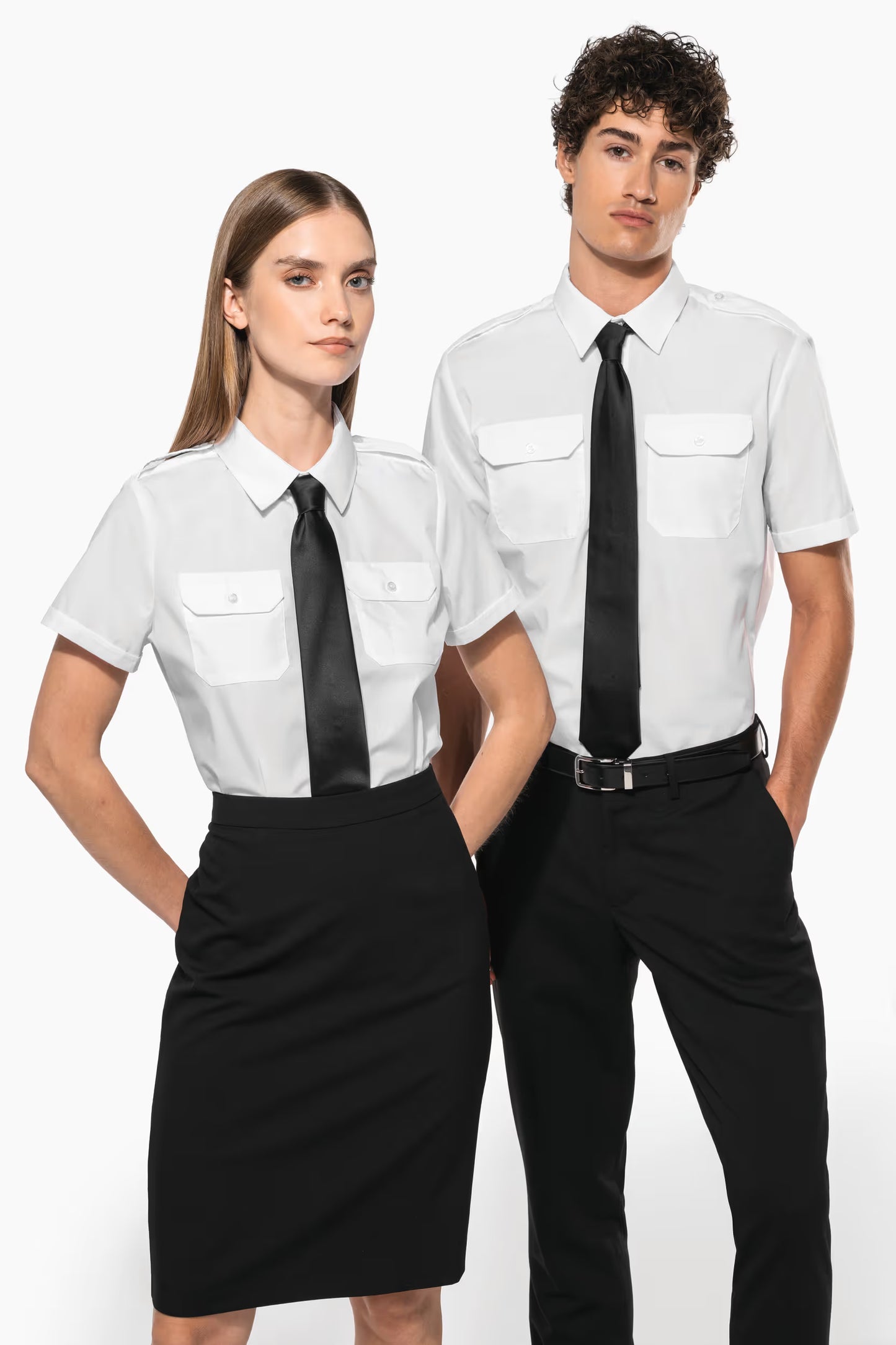 Kurzarm Pilotenhemd Damen  |  Art. Nr. K 503
