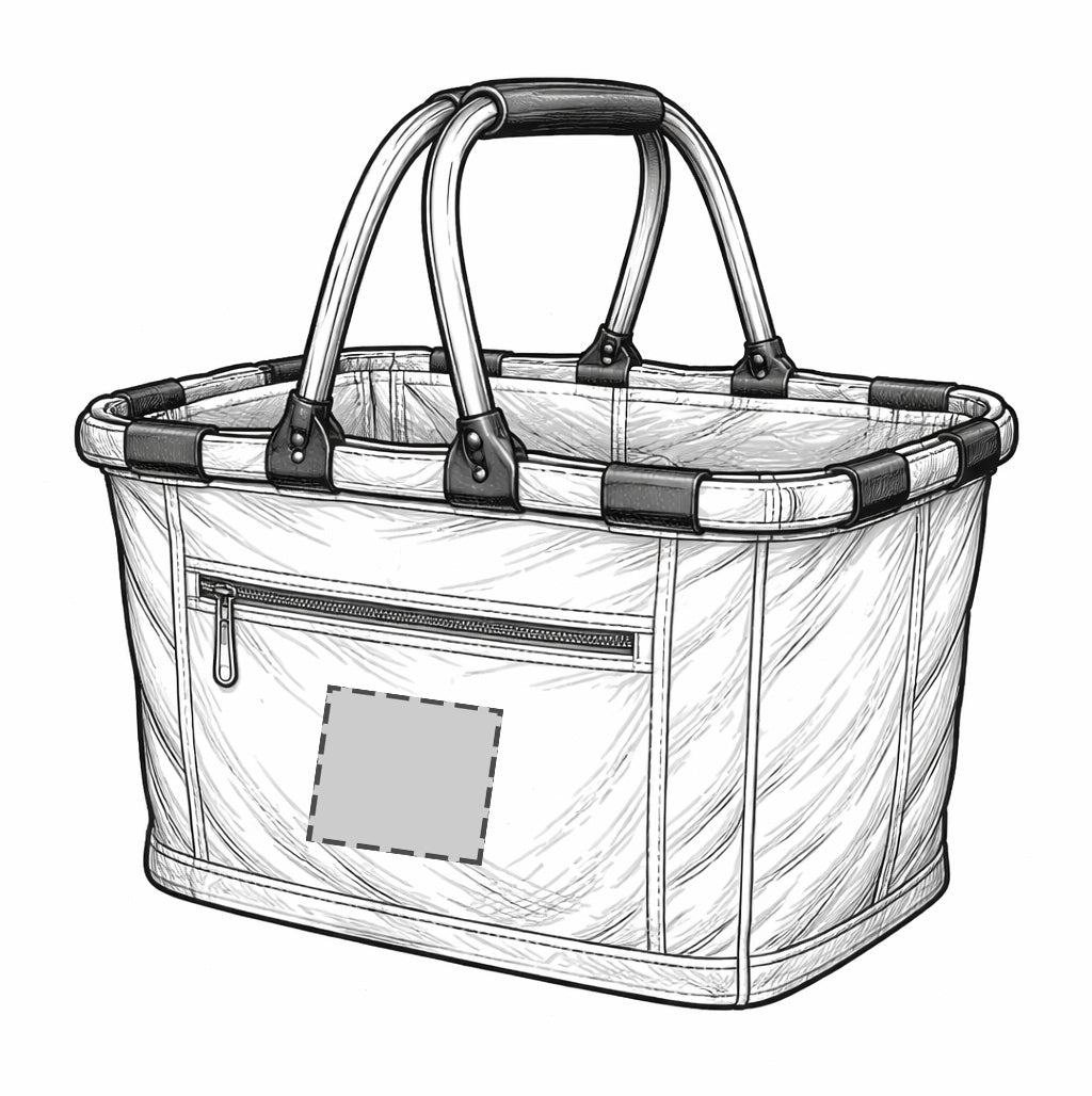 Eleganter Basket-Einkaufskorb