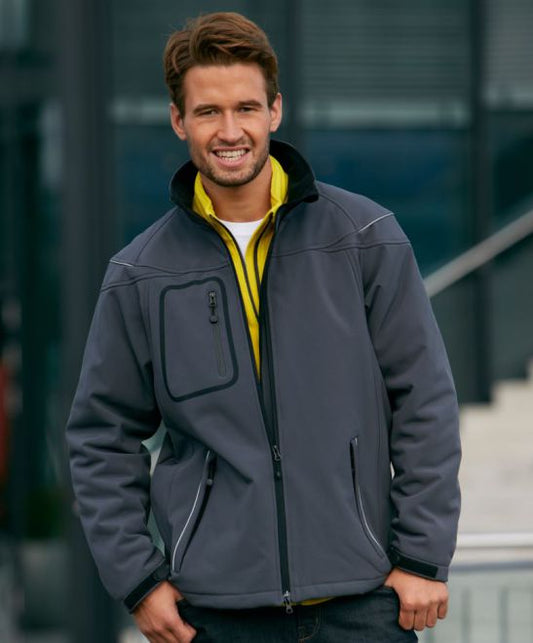 Herren 3-Lagen Winter Softshell Jacke