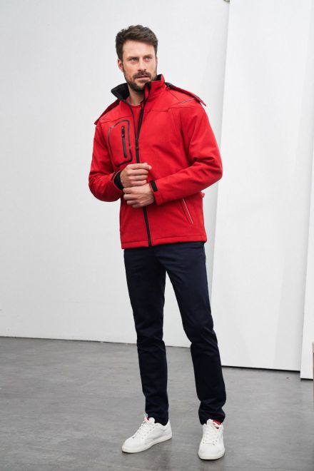 Premium 3-Lagen Winter Softshell Jacke (Herren)
