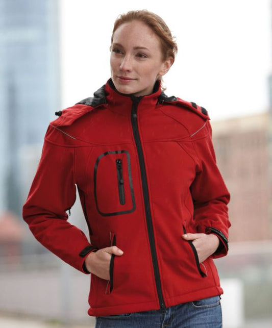 Damen 3-Lagen Winter Softshell Jacke
