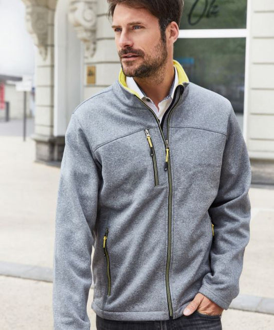 Herren 2-Lagen Melange Softshell Jacke