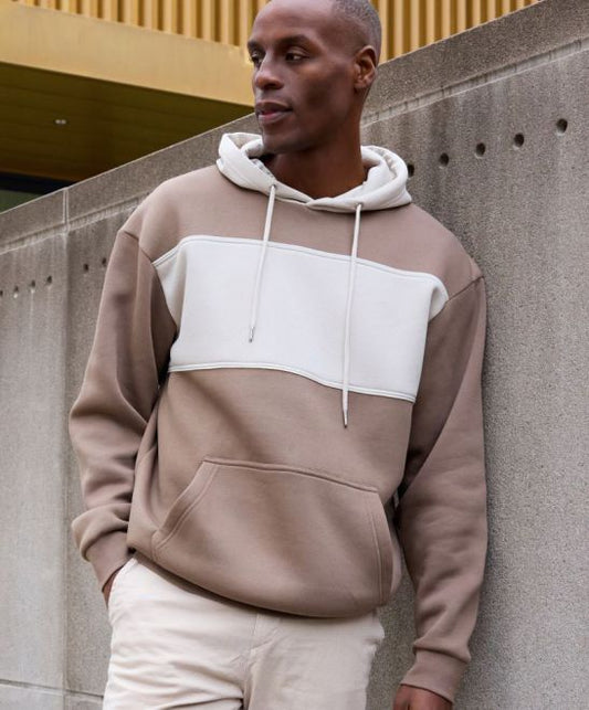 Bio Kapuzen Sweater "Colour-Block"