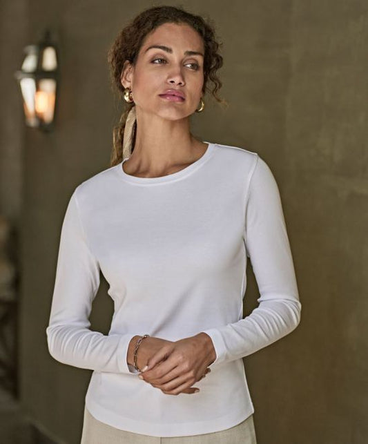 Damen Shirt langarm "Interlock"  |  Art. Nr. TJ 590