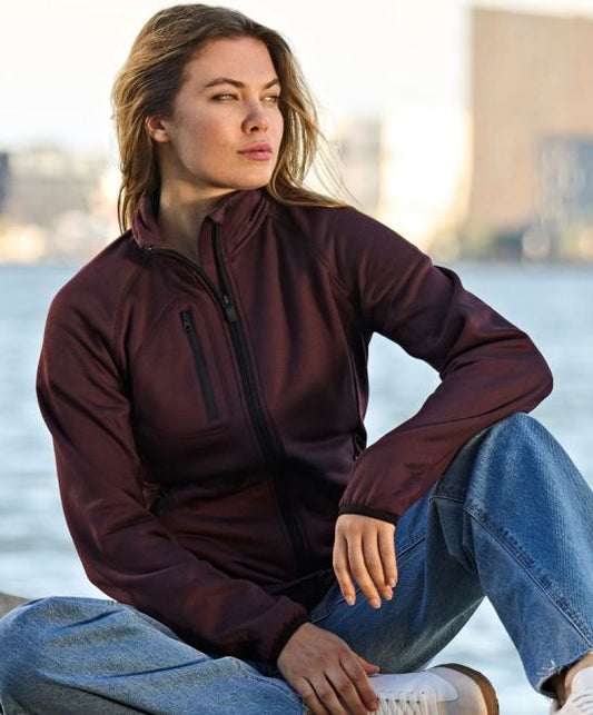 Damen Stretch Fleece Jacke