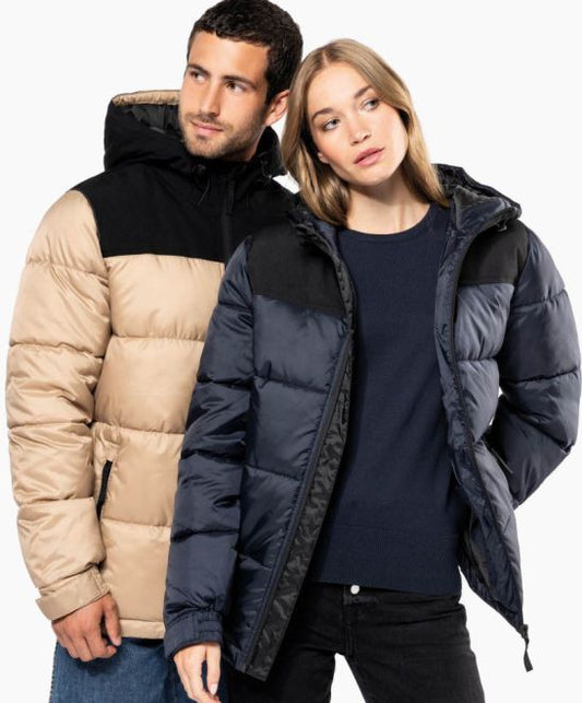 Kapuzen Steppjacke