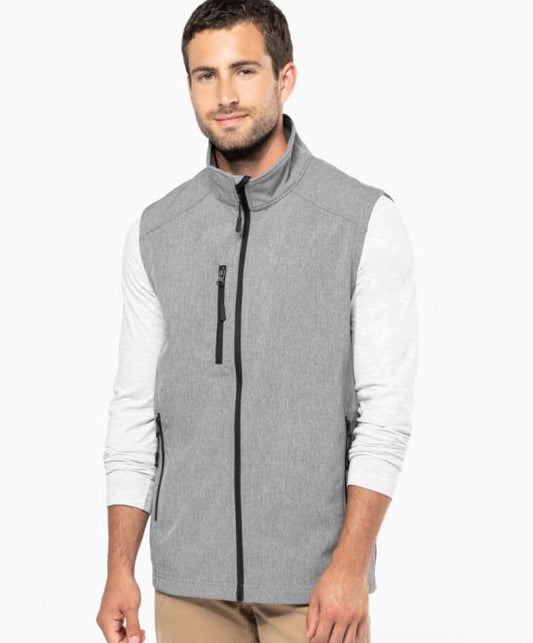 Herren 3-Lagen Softshell Gilet