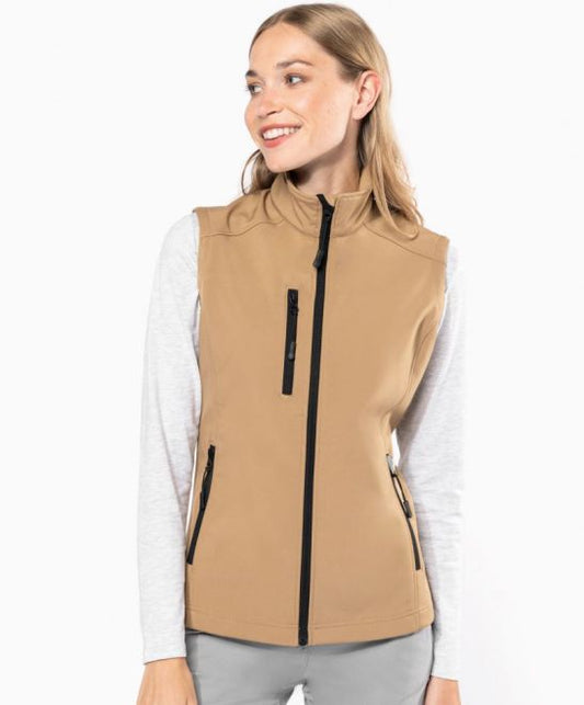 Damen 3-Lagen Softshell Gilet