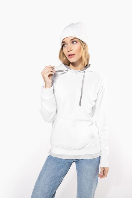 Bicolor Damen Hoody  |  Art Nr. K 465