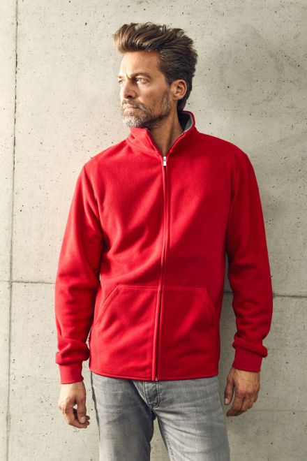 Herren Double Fleece Jacke