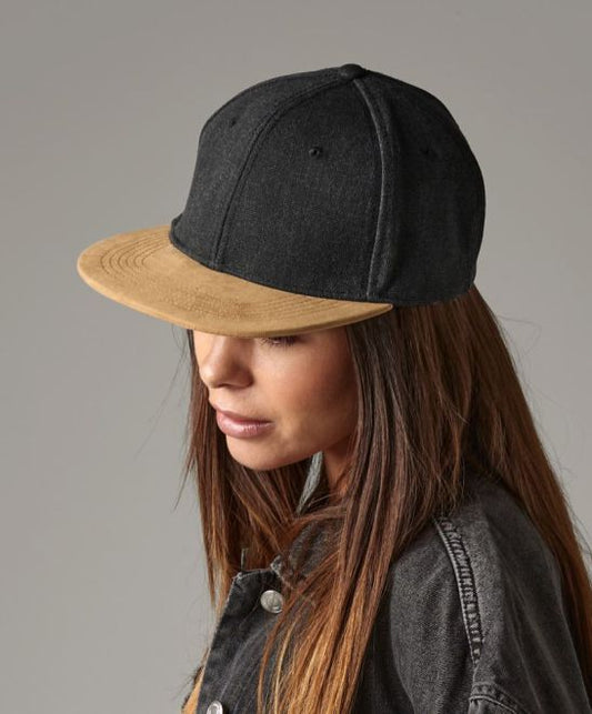 Suede Peak Snapback
