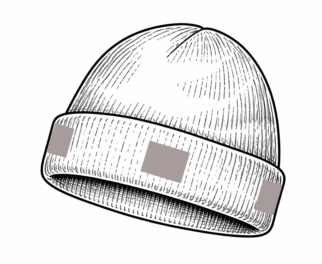 B 446 Patch-Beanie (Damen)