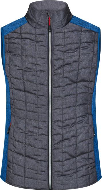 Damen Hybrid Strickfleece Gilet