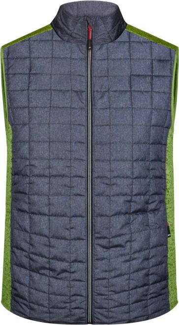Herren Hybrid Strickfleece Gilet