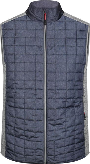 Herren Hybrid Strickfleece Gilet