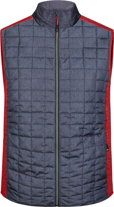 Herren Hybrid Strickfleece Gilet