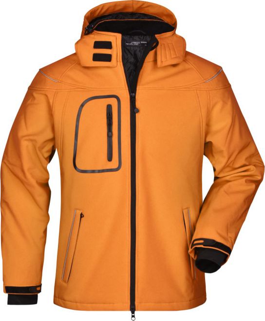 Herren 3-Lagen Winter Softshell Jacke