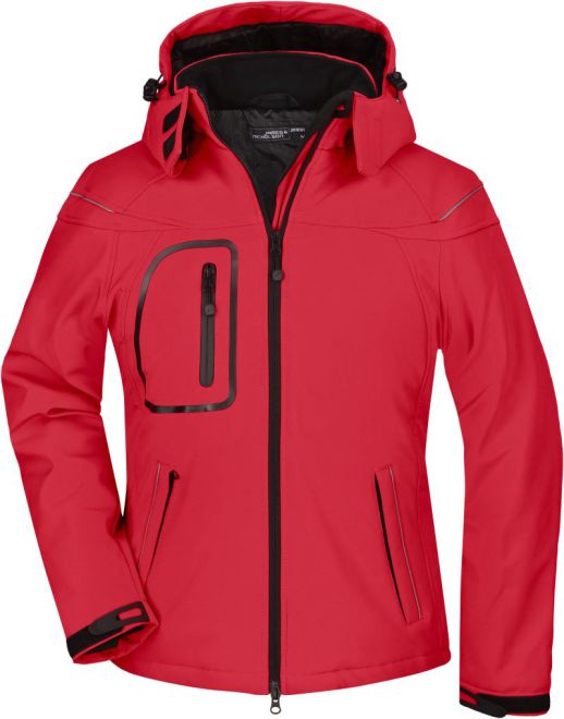 Damen 3-Lagen Winter Softshell Jacke