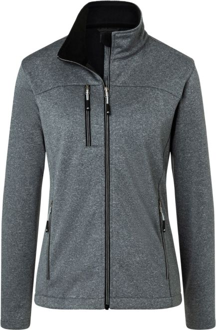 Damen 2-Lagen Melange Softshell Jacke