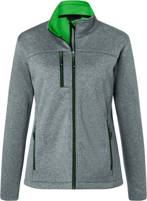 Damen 2-Lagen Melange Softshell Jacke