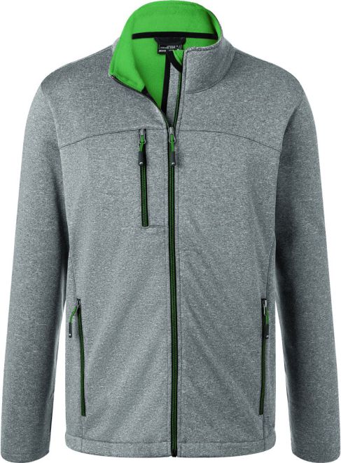 Herren 2-Lagen Melange Softshell Jacke