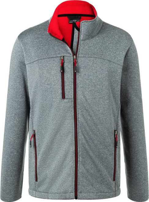 Herren 2-Lagen Melange Softshell Jacke