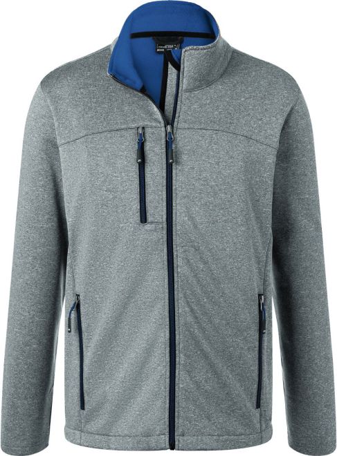 Herren 2-Lagen Melange Softshell Jacke