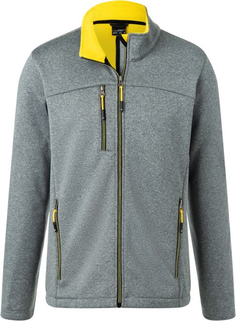 Herren 2-Lagen Melange Softshell Jacke