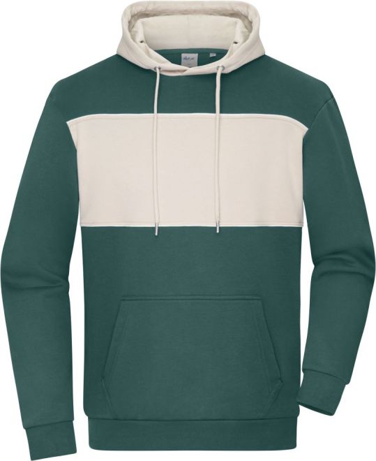 Bio Kapuzen Sweater "Colour-Block"