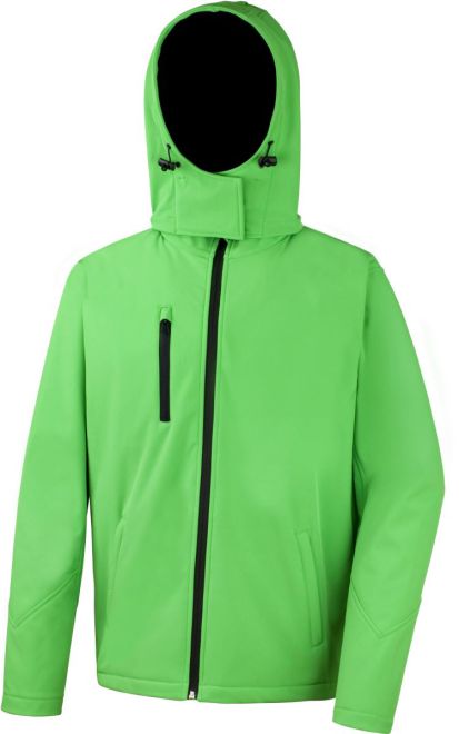 Herren 3-Lagen Softshell Kapuzenjacke